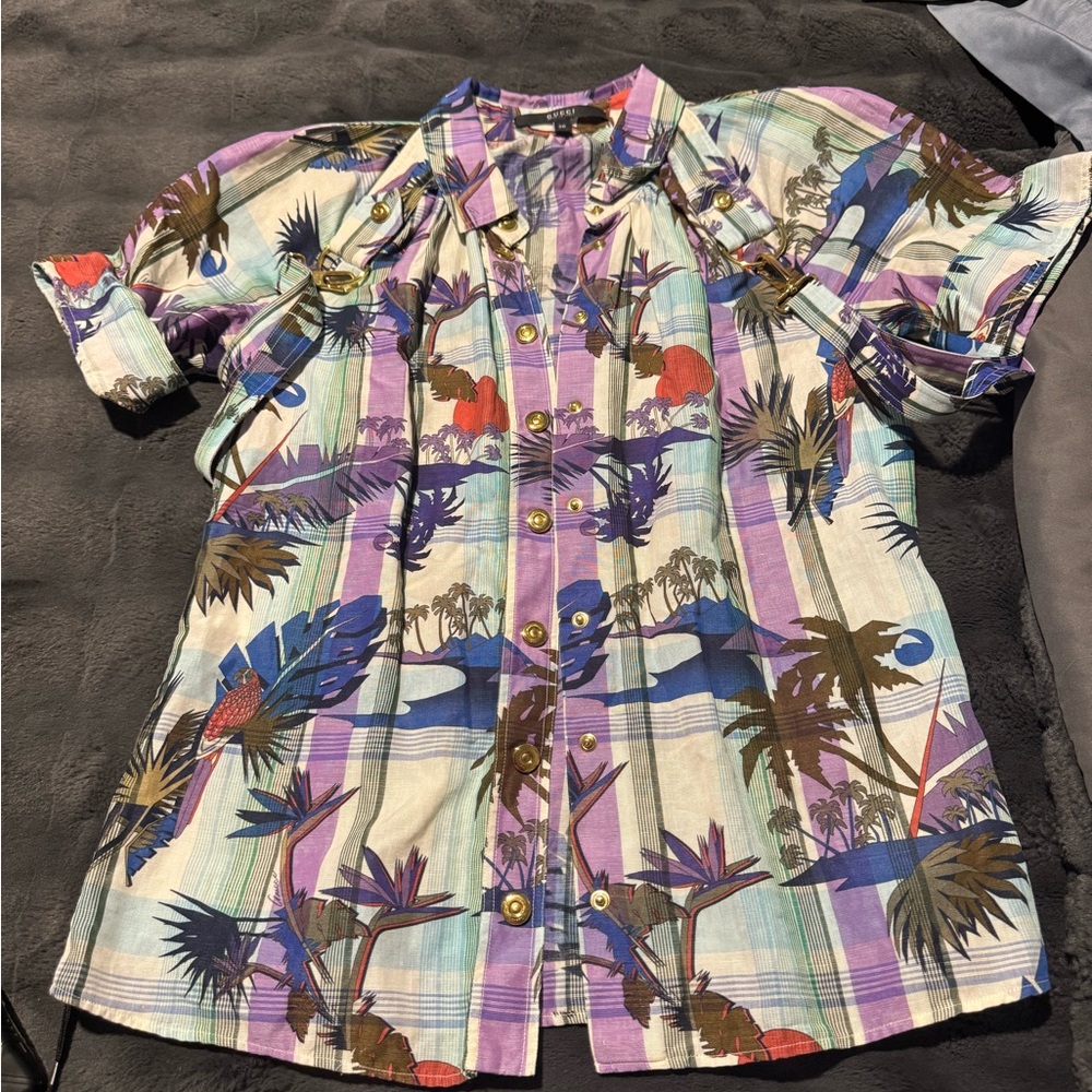 Gucci Frida Gianni Hawaii bondage shirt